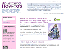 Tablet Screenshot of homeschoolhowtos.com
